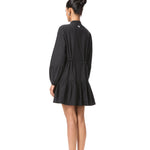 'GOLDRIFT' EMBELLISHED LINEN DRESS - Kanika Goyal Label