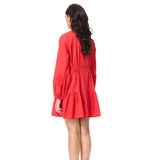 'GOLDRIFT' EMBELLISHED LINEN DRESS - Kanika Goyal Label