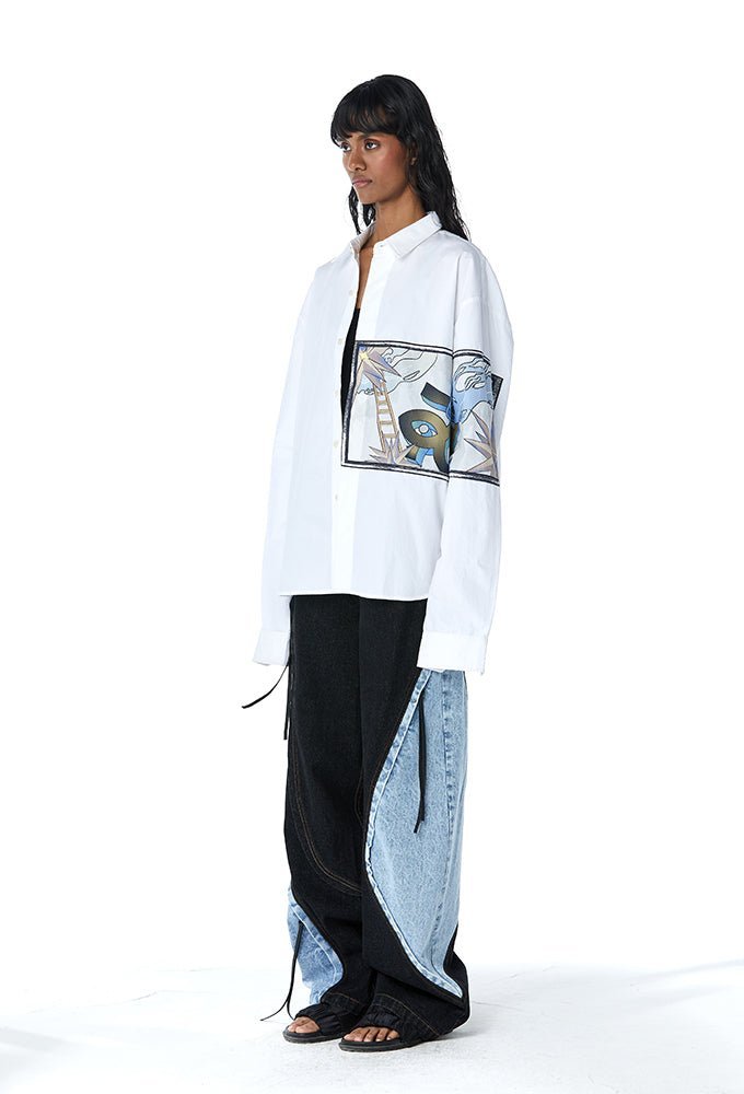 ‘GRAPHIC MONOGRAM’ Shirt - Kanika Goyal Label
