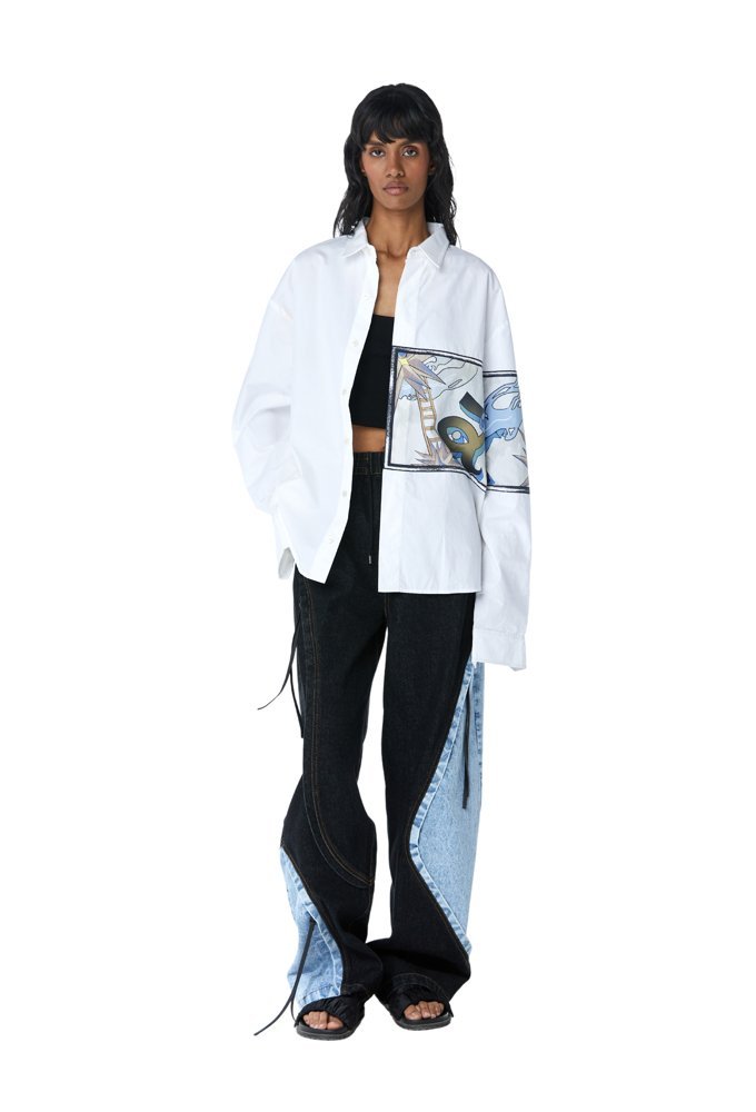 ‘GRAPHIC MONOGRAM’ Shirt - Kanika Goyal Label