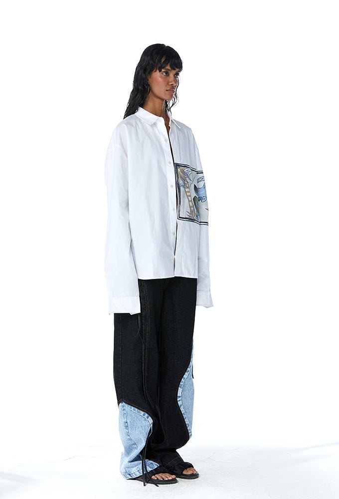 ‘GRAPHIC MONOGRAM’ Shirt - Kanika Goyal Label