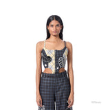 GRID TALE' TOP - Kanika Goyal Label