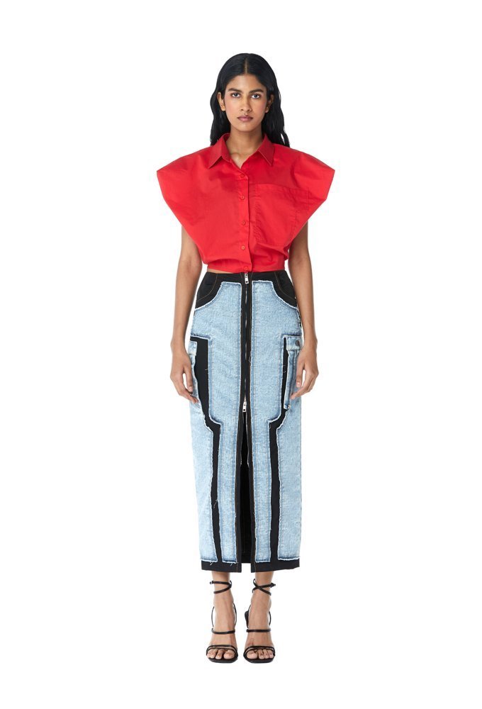 ‘HALCYON’ Draped Shirt - Kanika Goyal Label