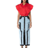 ‘HALCYON’ Draped Shirt - Kanika Goyal Label