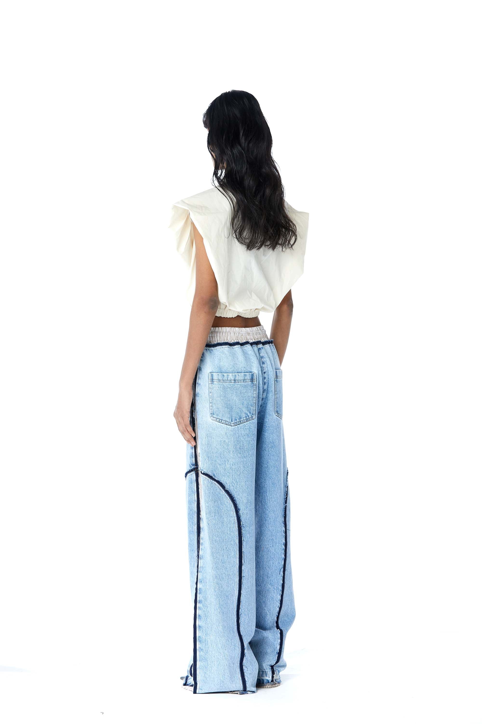 ‘HALCYON’ Draped Shirt - Kanika Goyal Label