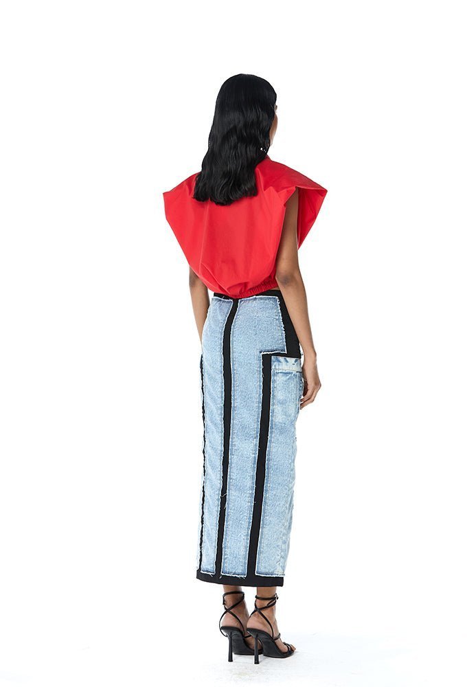 ‘HALCYON’ Draped Shirt - Kanika Goyal Label