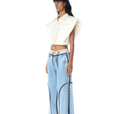 ‘HALCYON’ Draped Shirt - Kanika Goyal Label