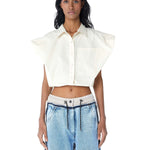 ‘HALCYON’ Draped Shirt - Kanika Goyal Label