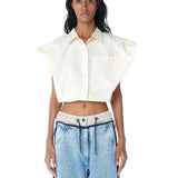 ‘HALCYON’ Draped Shirt - Kanika Goyal Label