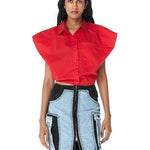 ‘HALCYON’ Draped Shirt - Kanika Goyal Label