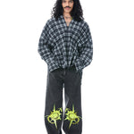 'HELION' DENIM PANTS - Kanika Goyal Label