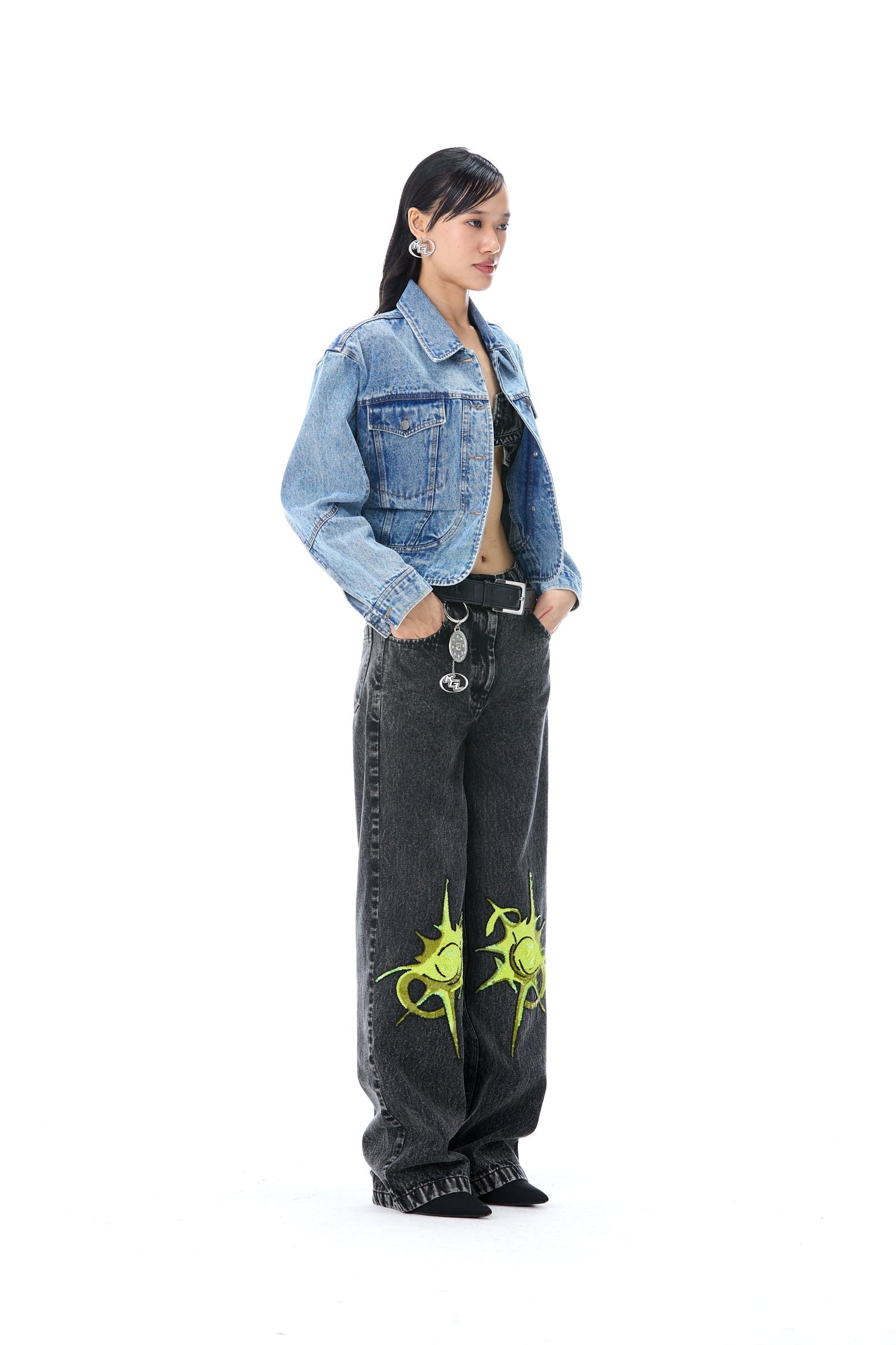 HELION' DENIM PANTS - Kanika Goyal Label
