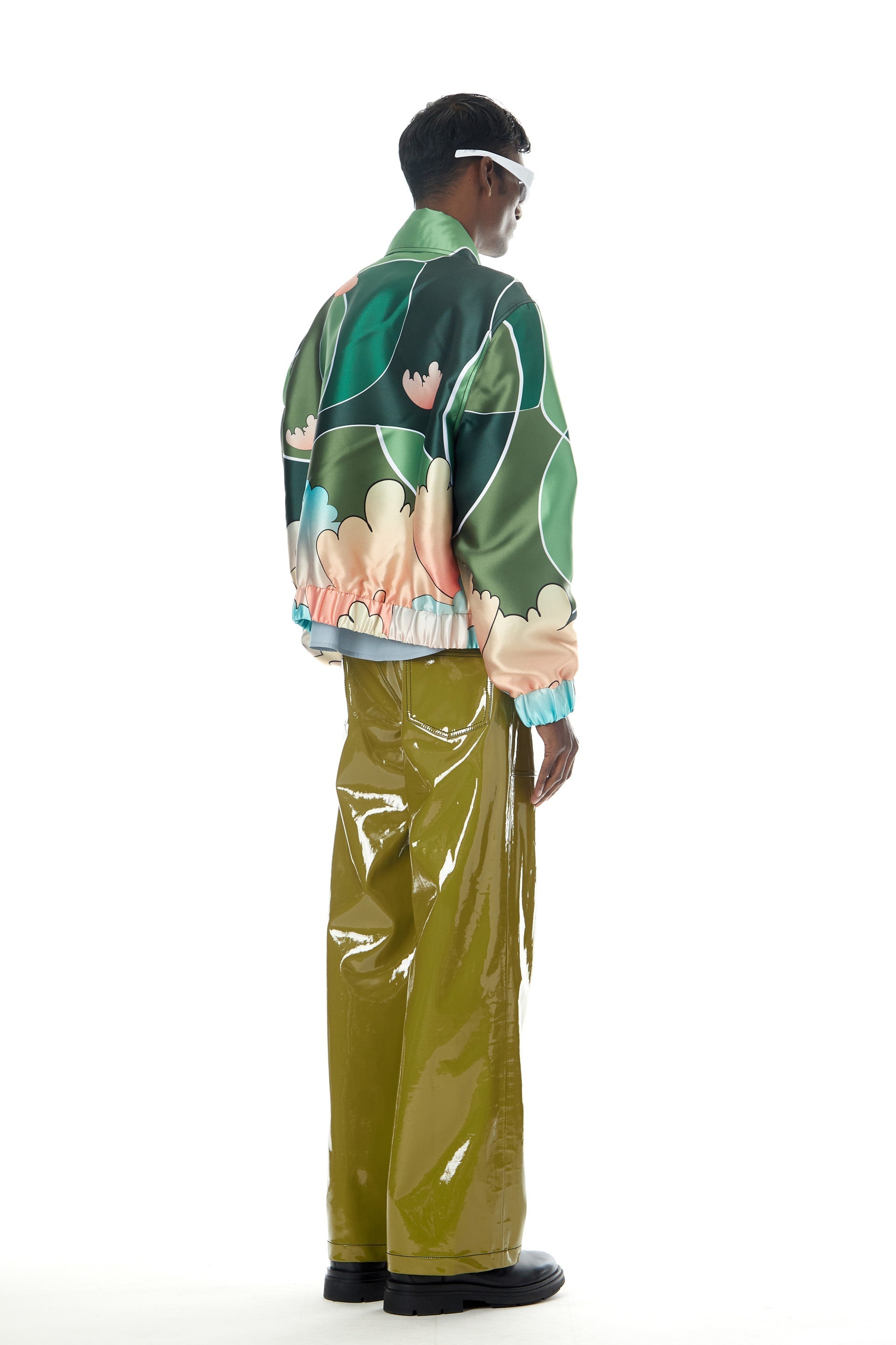 Hyperspace' Taffeta Bomber - Kanika Goyal Label