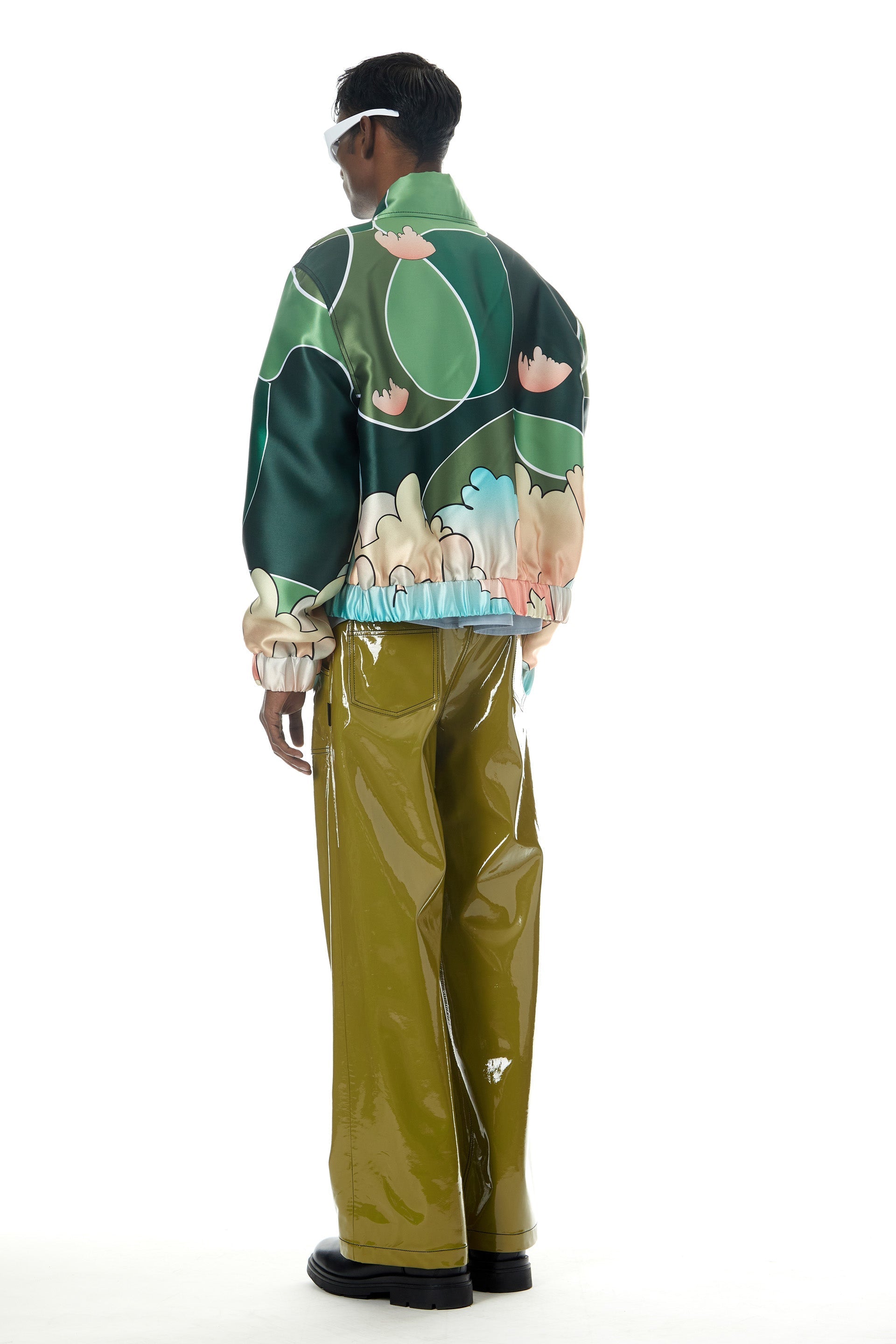 Hyperspace' Taffeta Bomber - Kanika Goyal Label