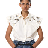 'IGNIA' EMBELLISHED SHIRT - Kanika Goyal Label