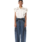 'IGNIA' EMBELLISHED SHIRT - Kanika Goyal Label