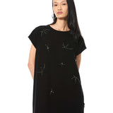 INK FALL' EMBELLISHED DRESS - Kanika Goyal Label
