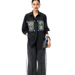 INKRUNE' BLACK SHIRT - Kanika Goyal Label