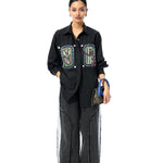 INKRUNE' BLACK SHIRT - Kanika Goyal Label