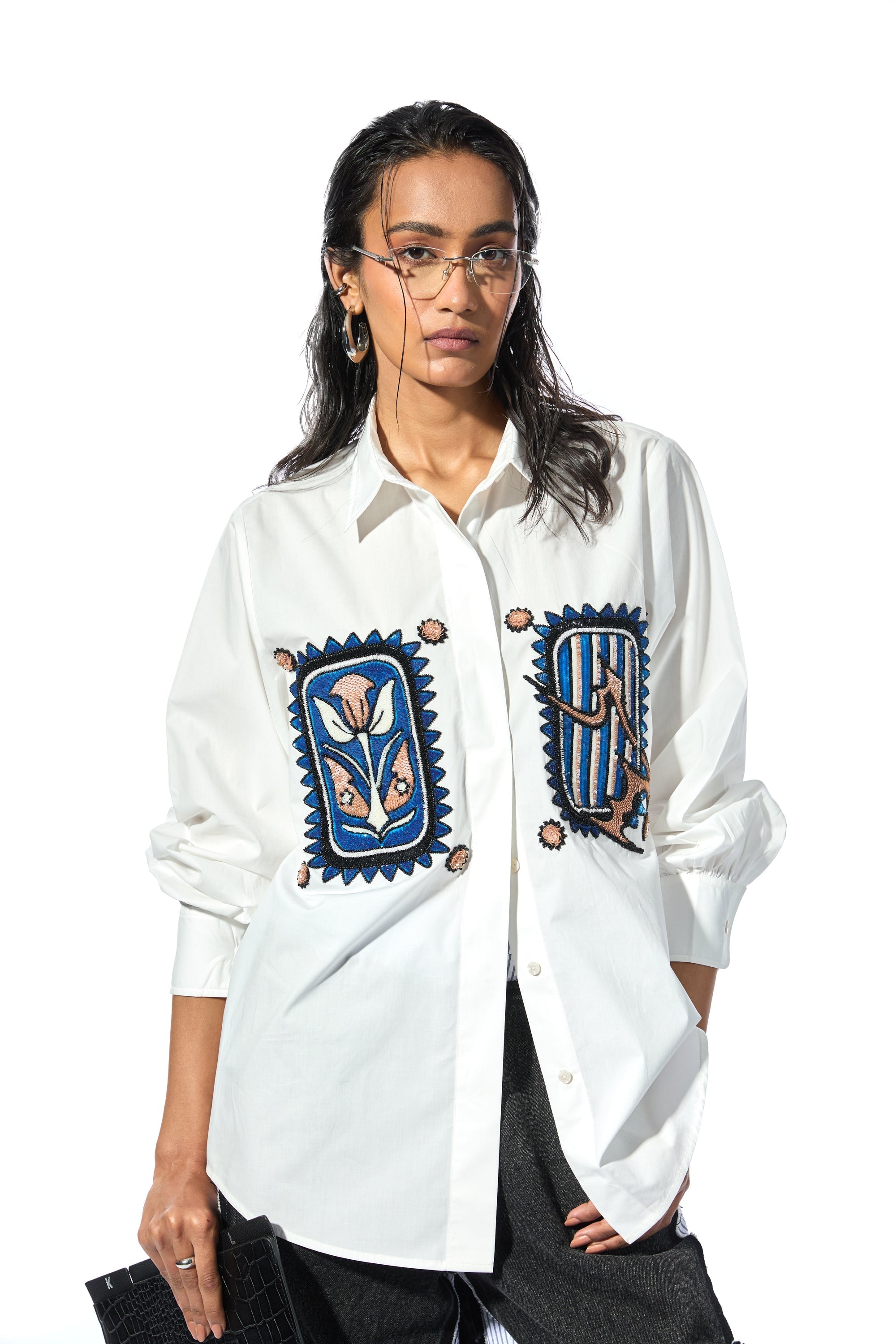INKRUNE WHITE SHIRT - Kanika Goyal Label
