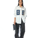 INKRUNE WHITE SHIRT - Kanika Goyal Label