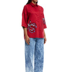 Iris' Embellished Ruched Pocket Shirt - Kanika Goyal Label