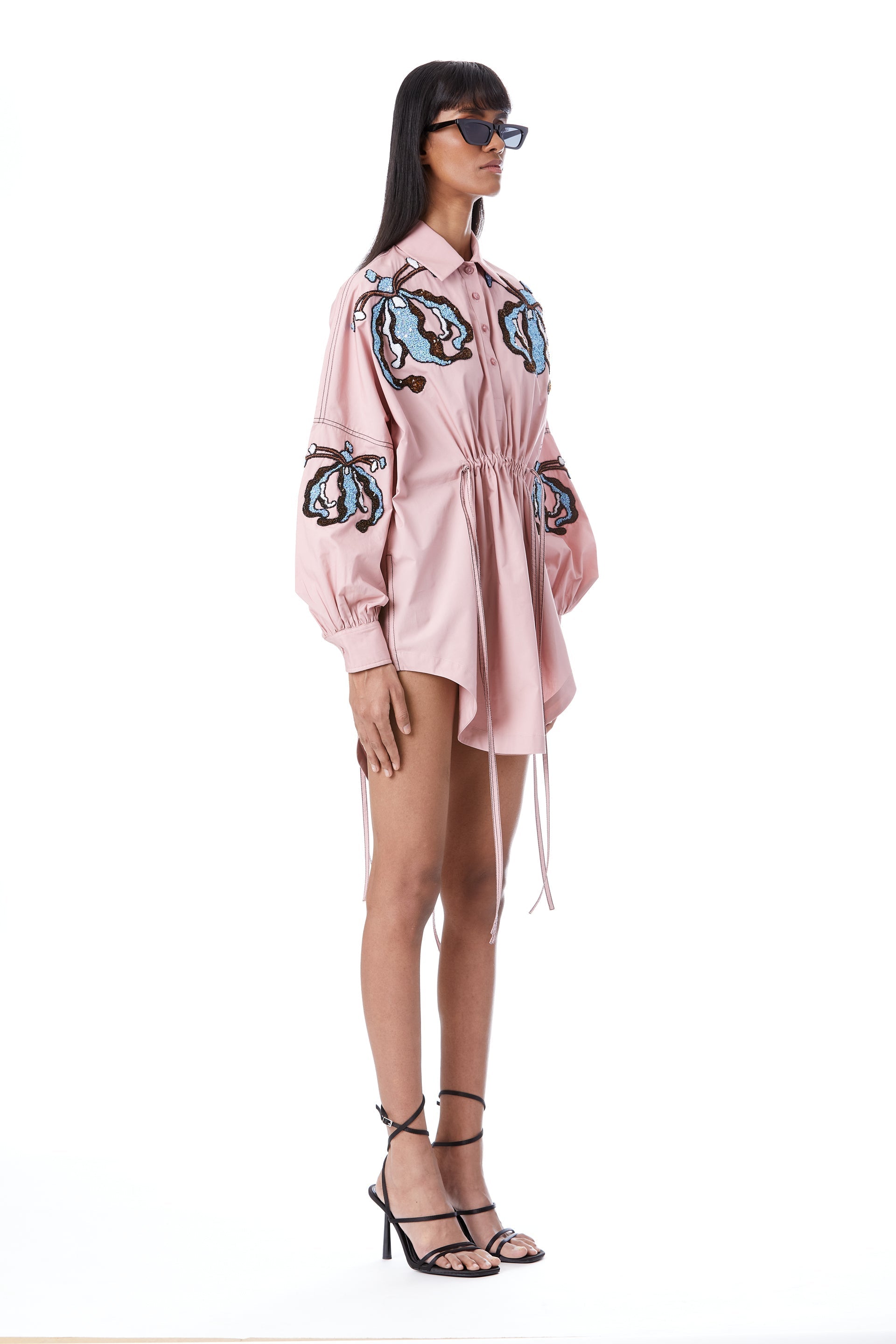 Iris Hand - Embellished Shirt Dress - Kanika Goyal Label