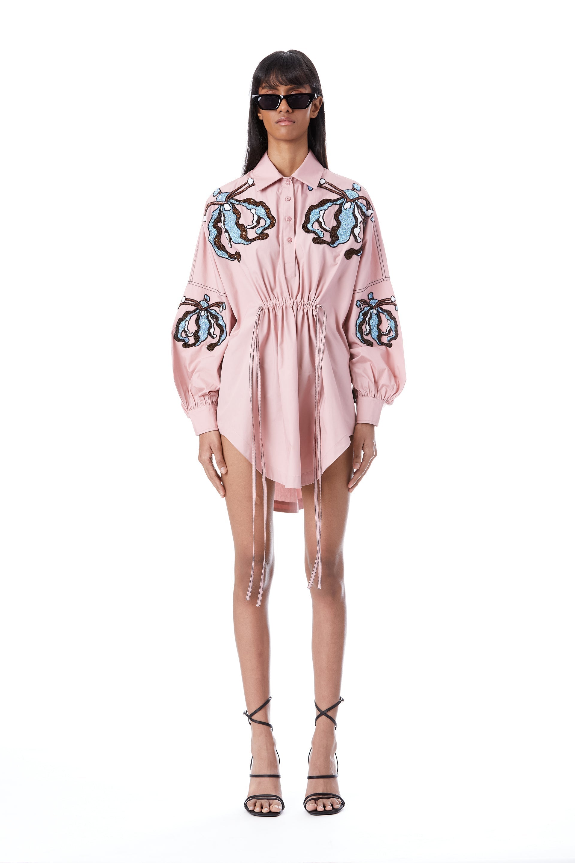 Iris Hand - Embellished Shirt Dress - Kanika Goyal Label