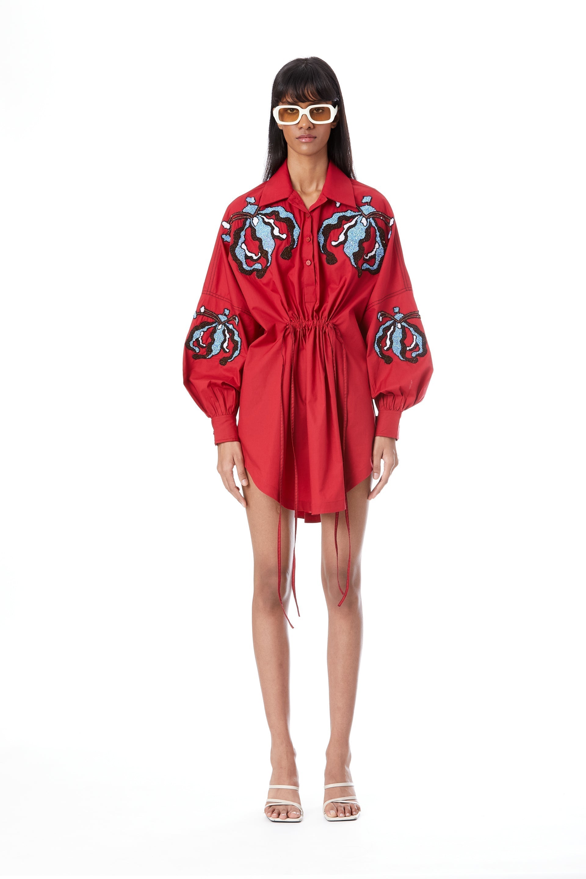 Iris' Hand - Embellished Shirt Dress - Kanika Goyal Label