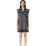 IRON HALO DENIM DRESS - Kanika Goyal Label
