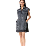 ‘IRON HALO’ DENIM DRESS - Kanika Goyal Label