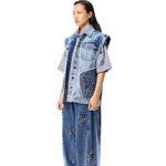 IRON HALO DENIM PANTS - Kanika Goyal Label