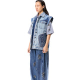 IRON HALO DENIM PANTS - Kanika Goyal Label