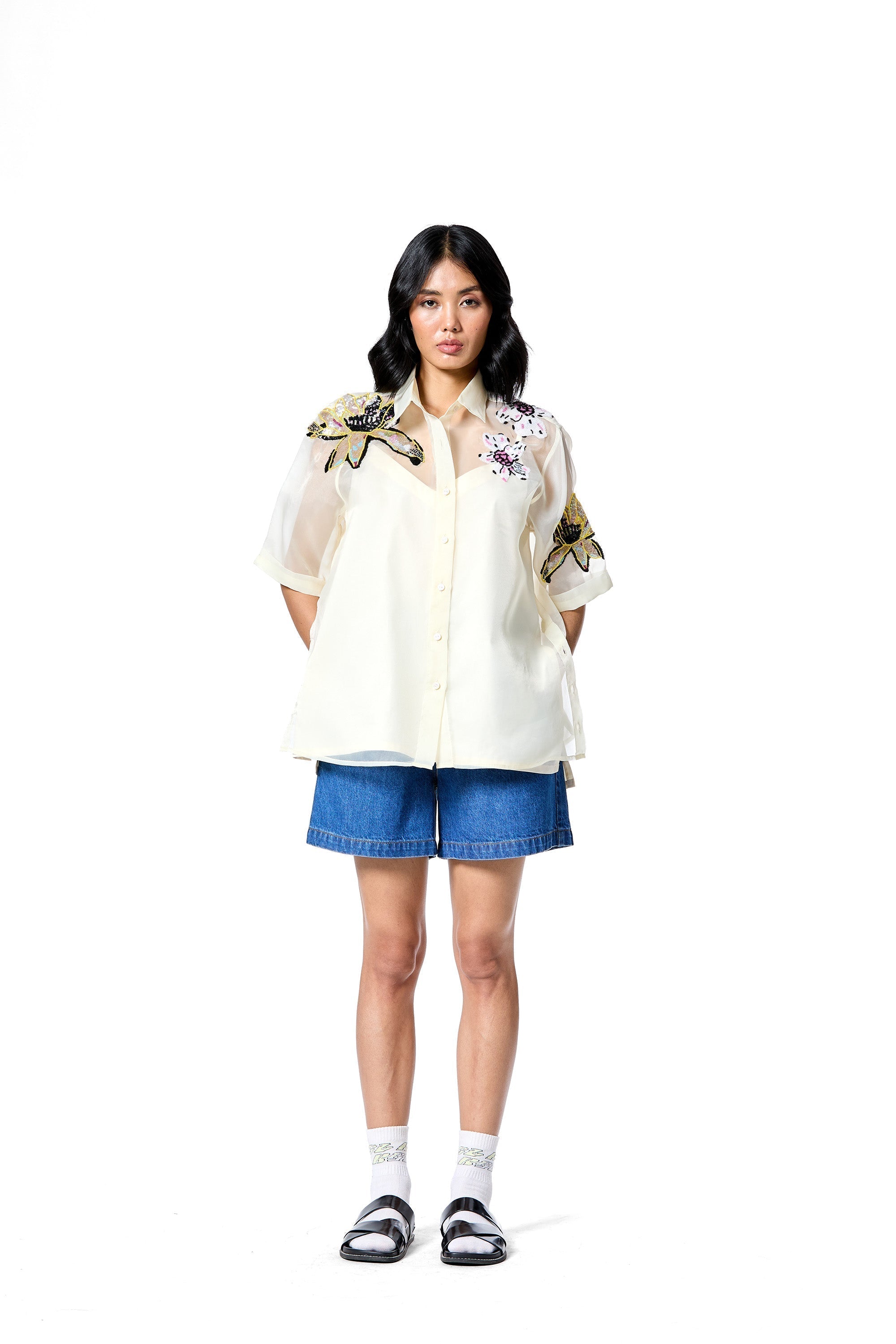 ITZEL ORGANZA SHIRT - Kanika Goyal Label