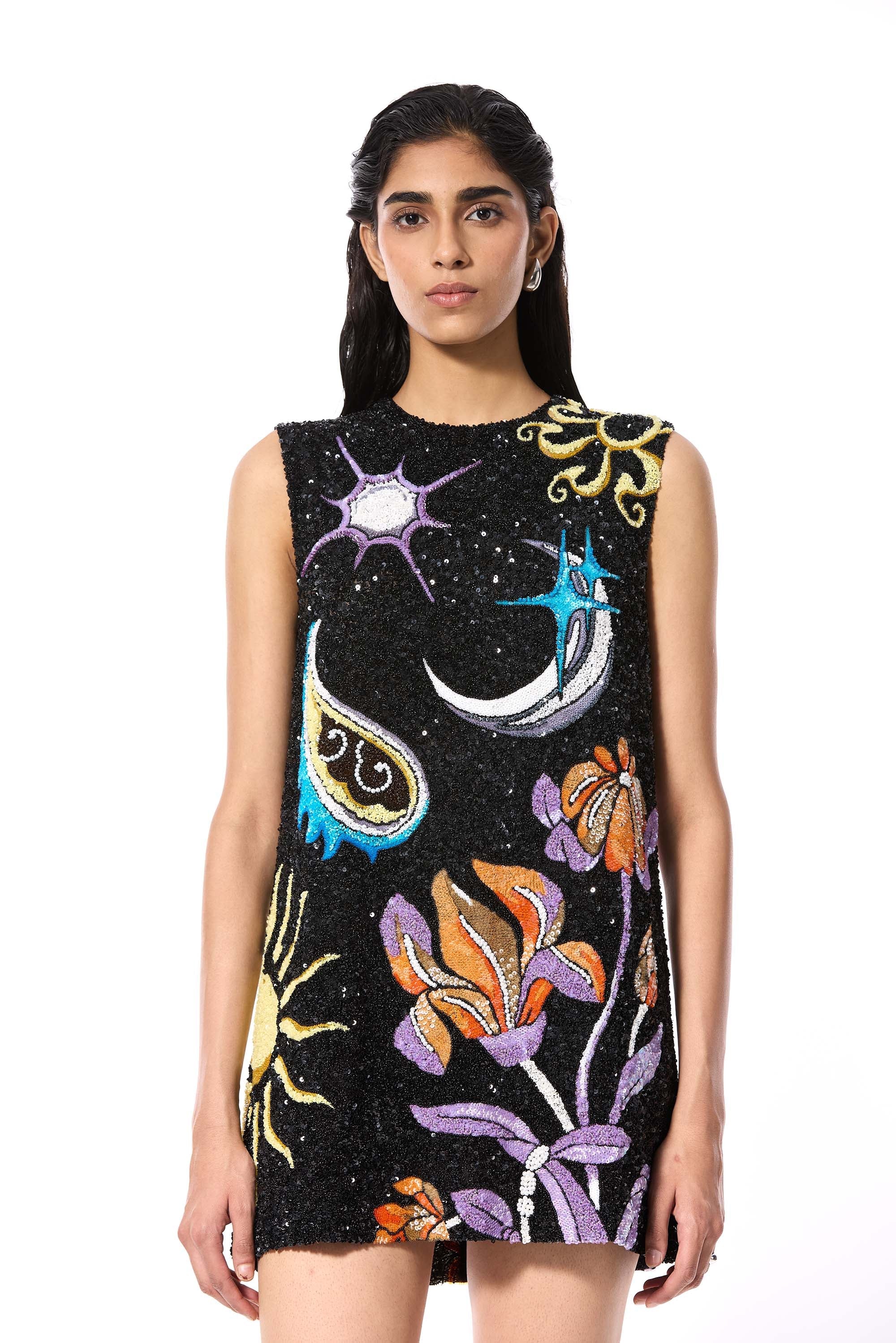 JEWEL GARDEN' EMBELLISHED DRESS - Kanika Goyal Label