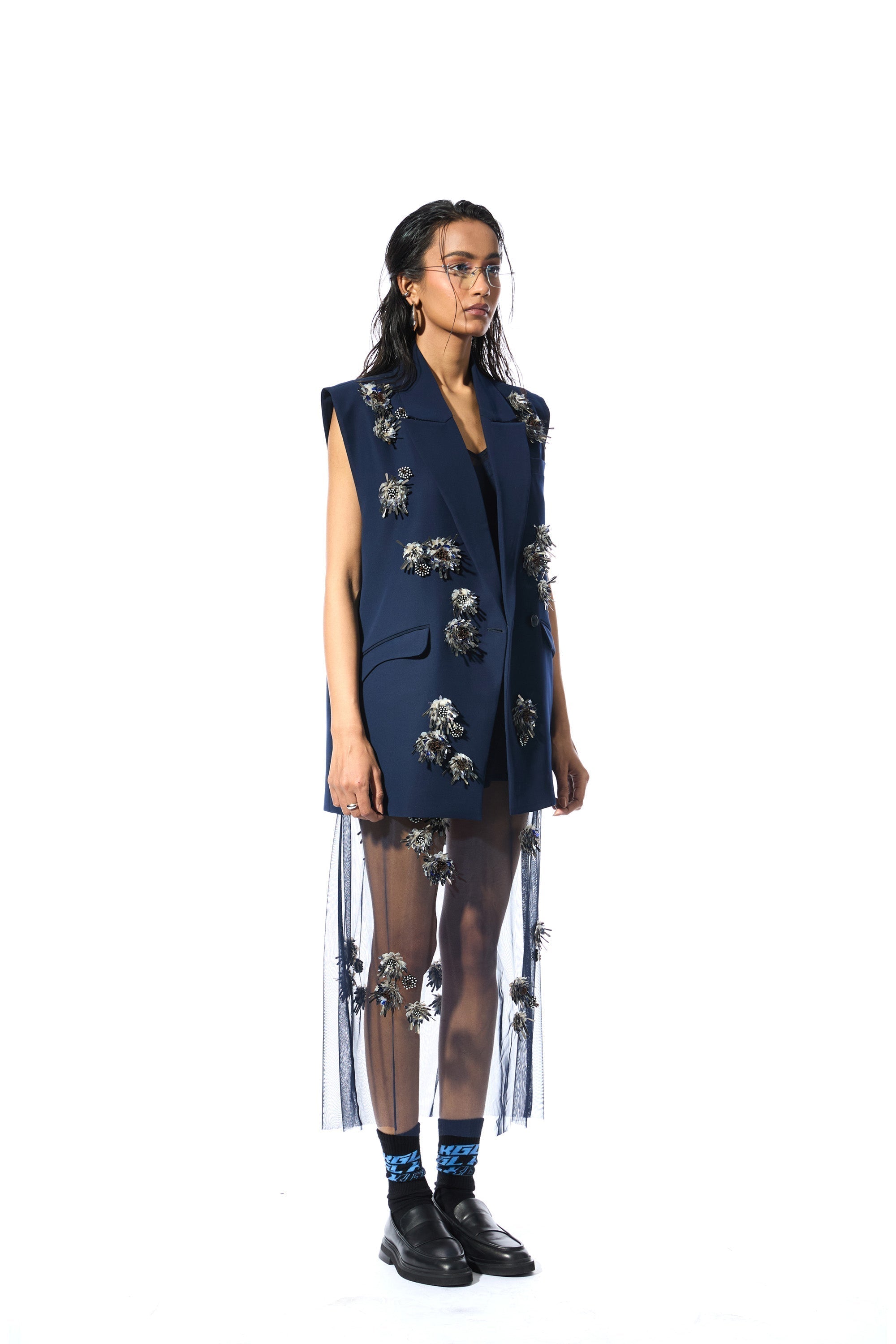 KAELIS EMBELLISHED VEST - Kanika Goyal Label