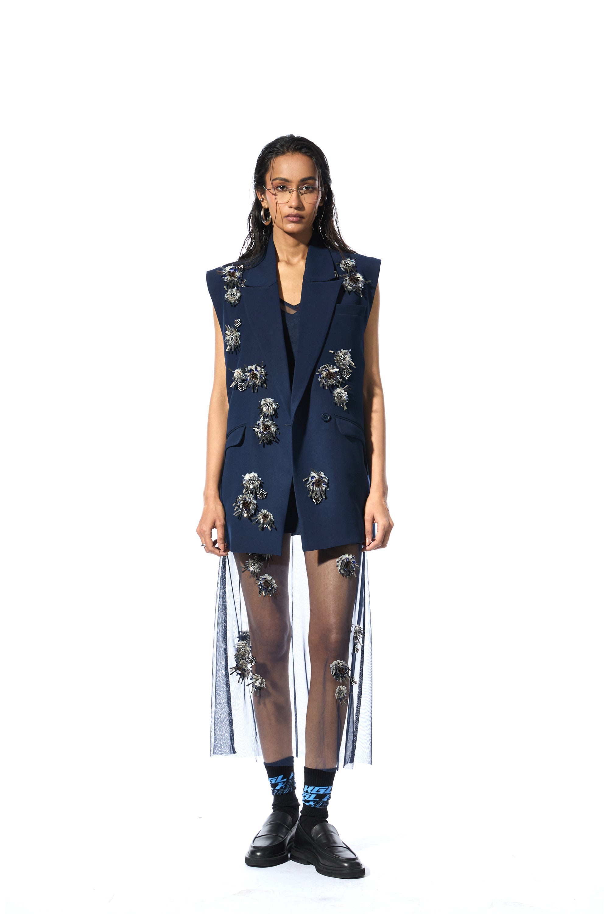 KAELIS EMBELLISHED VEST - Kanika Goyal Label