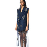 KAELIS EMBELLISHED VEST - Kanika Goyal Label