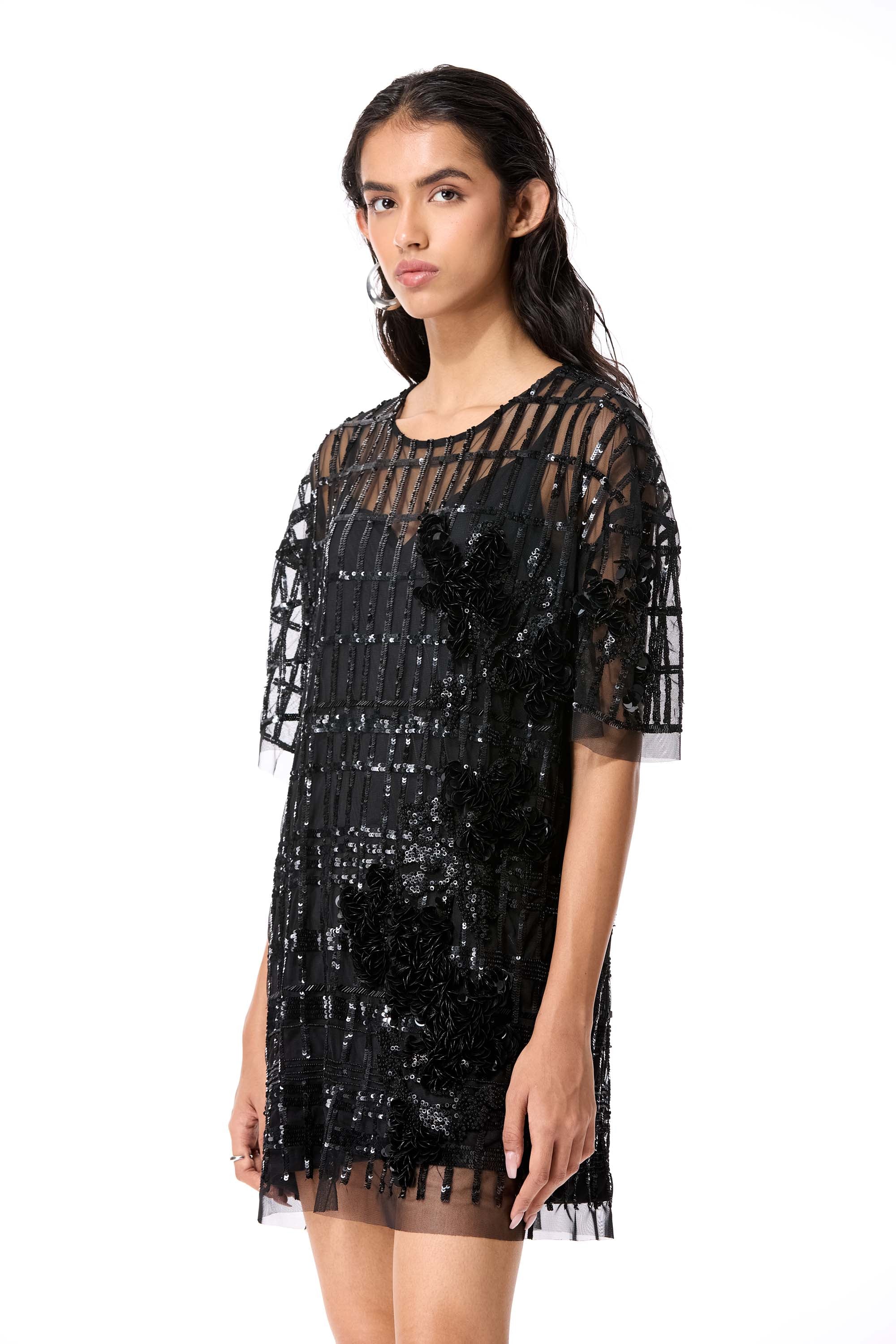 KAIRIS EMBELLISHED MINI DRESS - Kanika Goyal Label