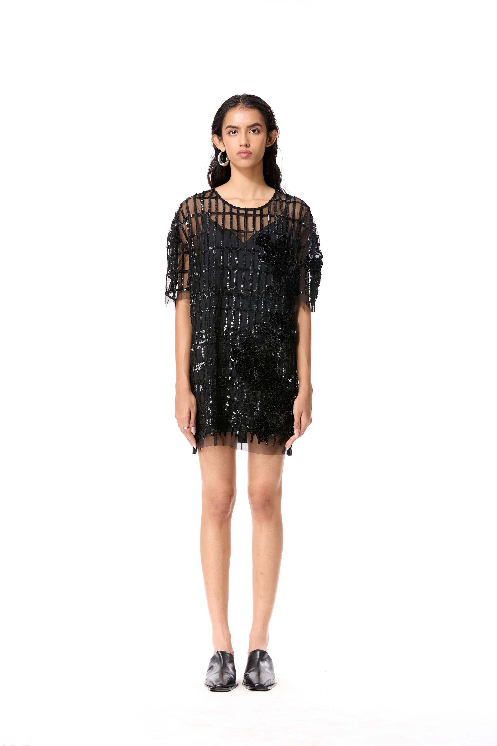 KAIRIS EMBELLISHED MINI DRESS - Kanika Goyal Label