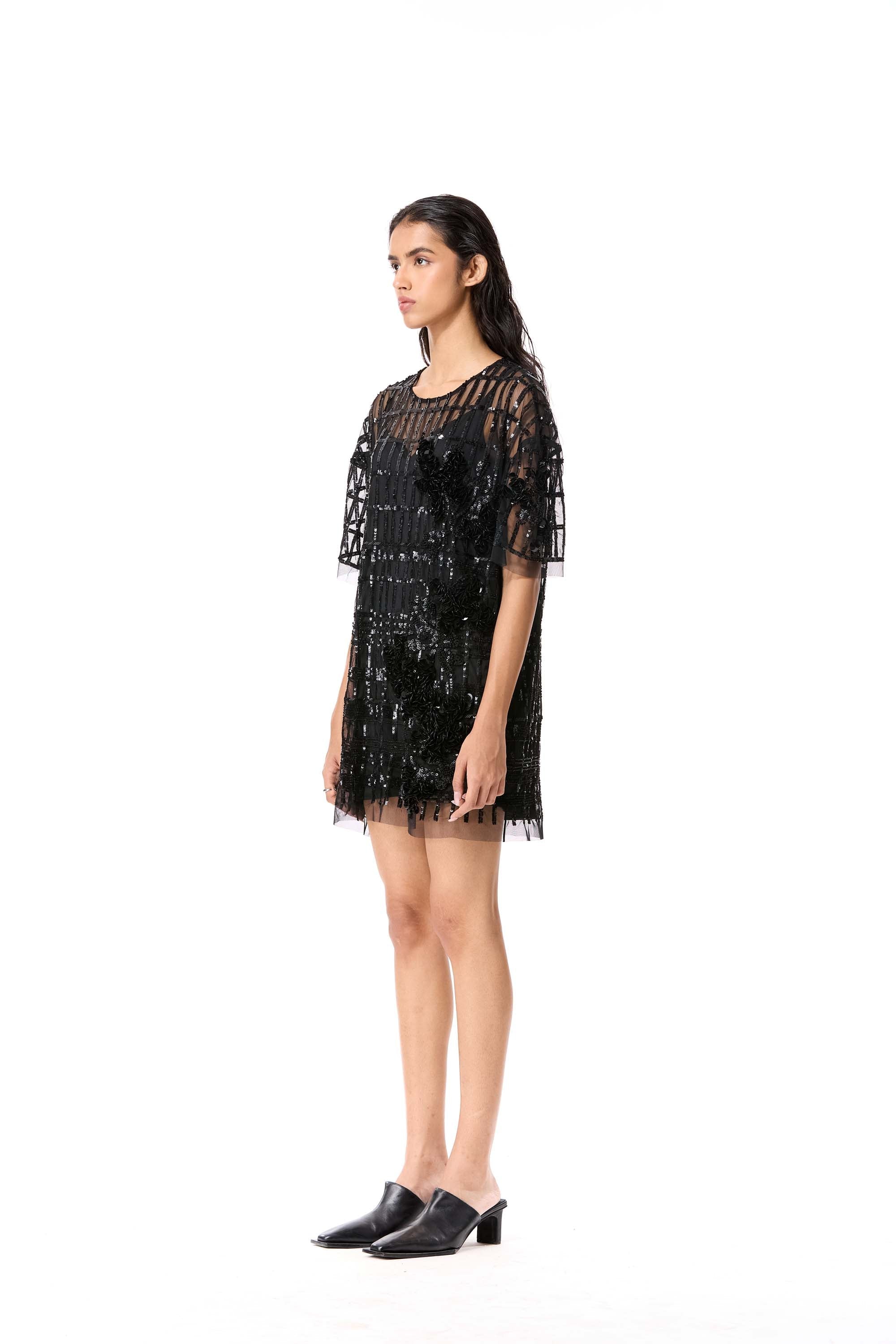 KAIRIS EMBELLISHED MINI DRESS - Kanika Goyal Label