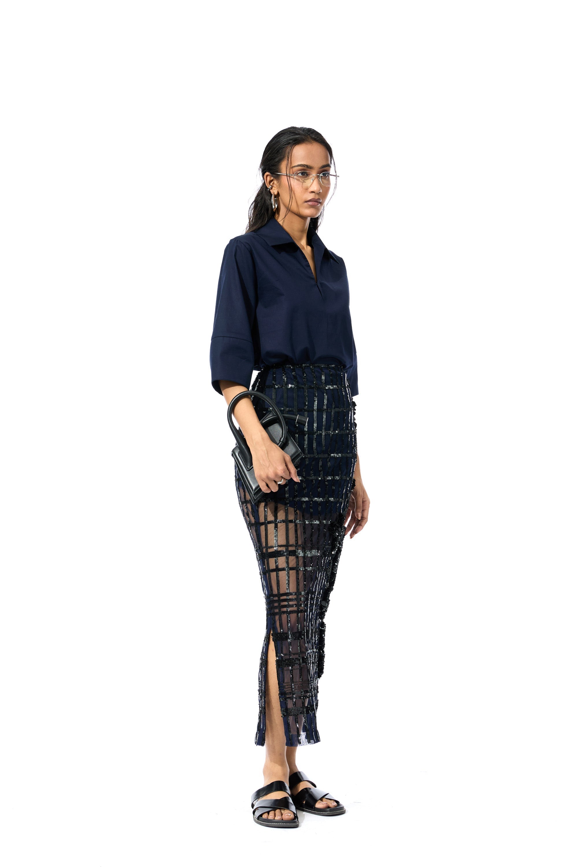 KAIRIS EMBELLISHED SKIRT - Kanika Goyal Label