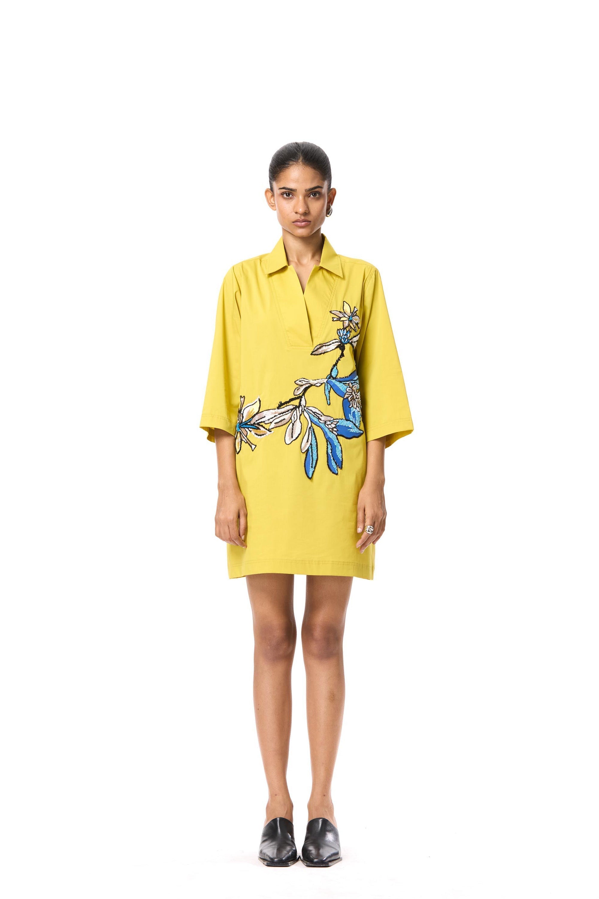 'KAIROSE' EMBELLISHED DRESS - Kanika Goyal Label