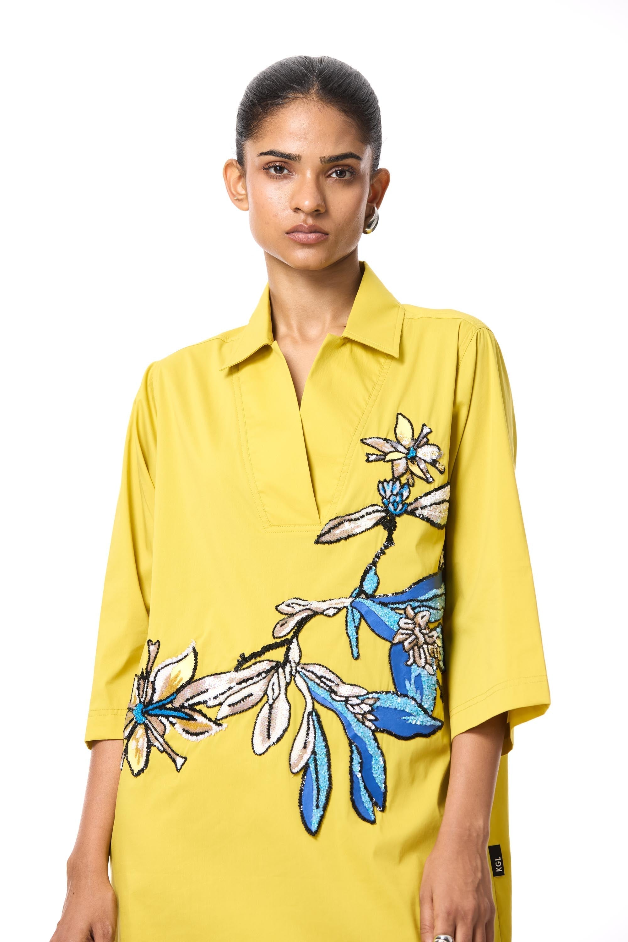 'KAIROSE' EMBELLISHED DRESS - Kanika Goyal Label