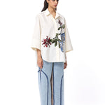 'KAIROSE' EMBELLISHED SHIRT - Kanika Goyal Label