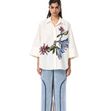 'KAIROSE' EMBELLISHED SHIRT - Kanika Goyal Label