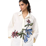 'KAIROSE' EMBELLISHED SHIRT - Kanika Goyal Label
