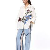 'KAIROSE' EMBELLISHED SHIRT - Kanika Goyal Label