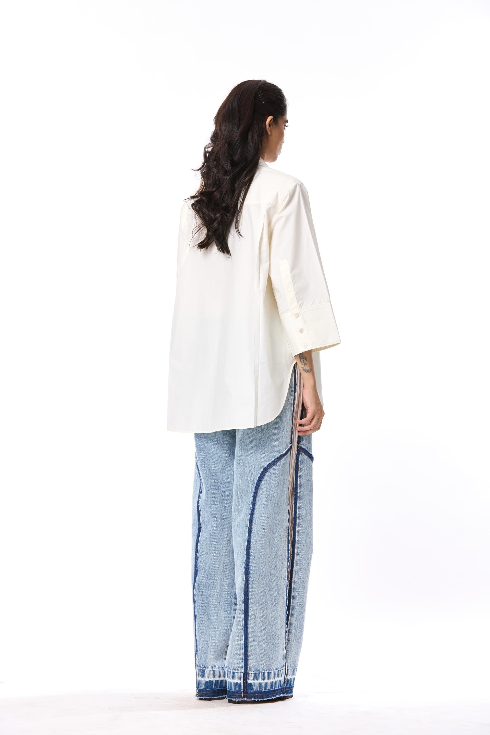 'KAIROSE' EMBELLISHED SHIRT - Kanika Goyal Label