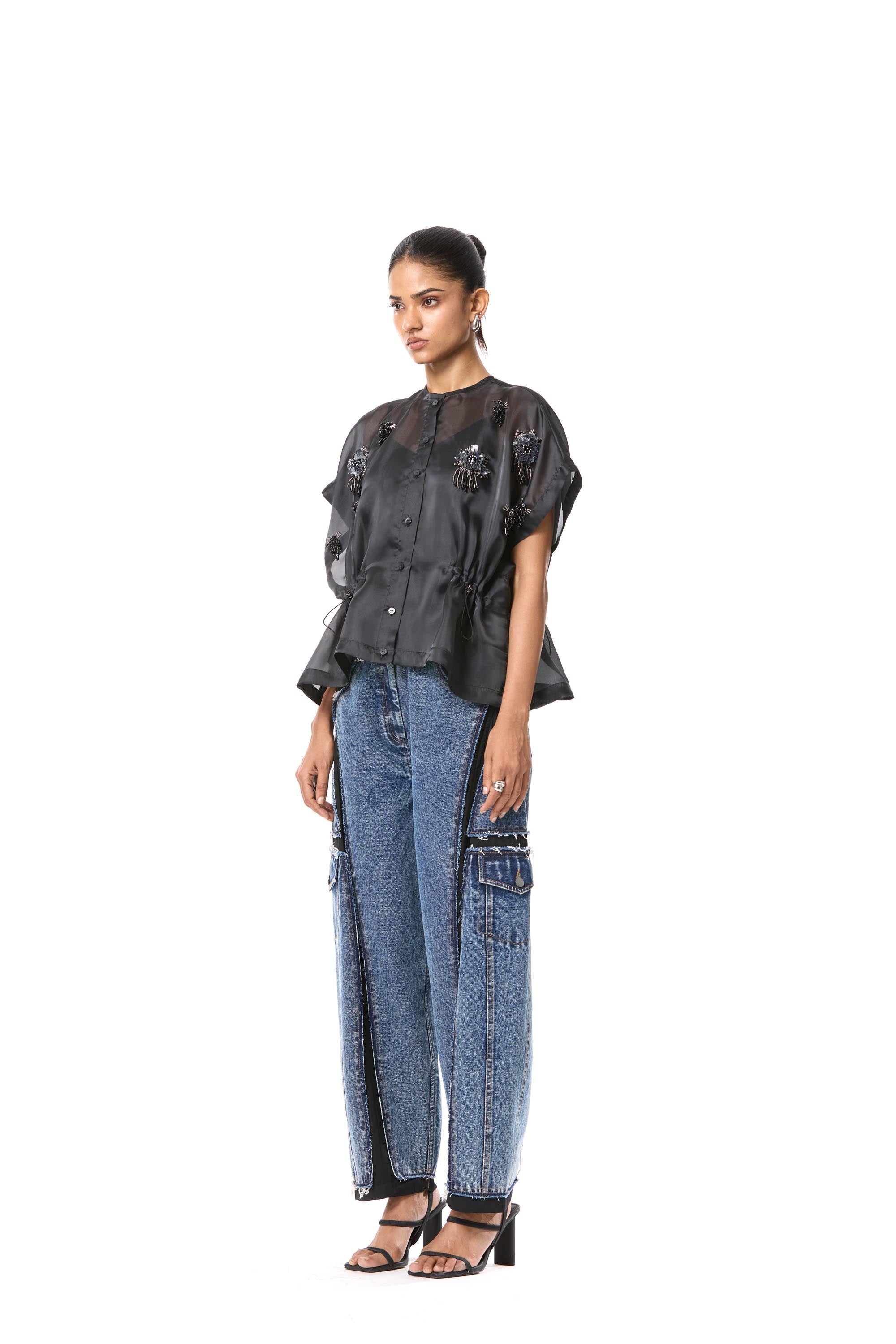 'KALORE' EMBELLISHED TOP - Kanika Goyal Label